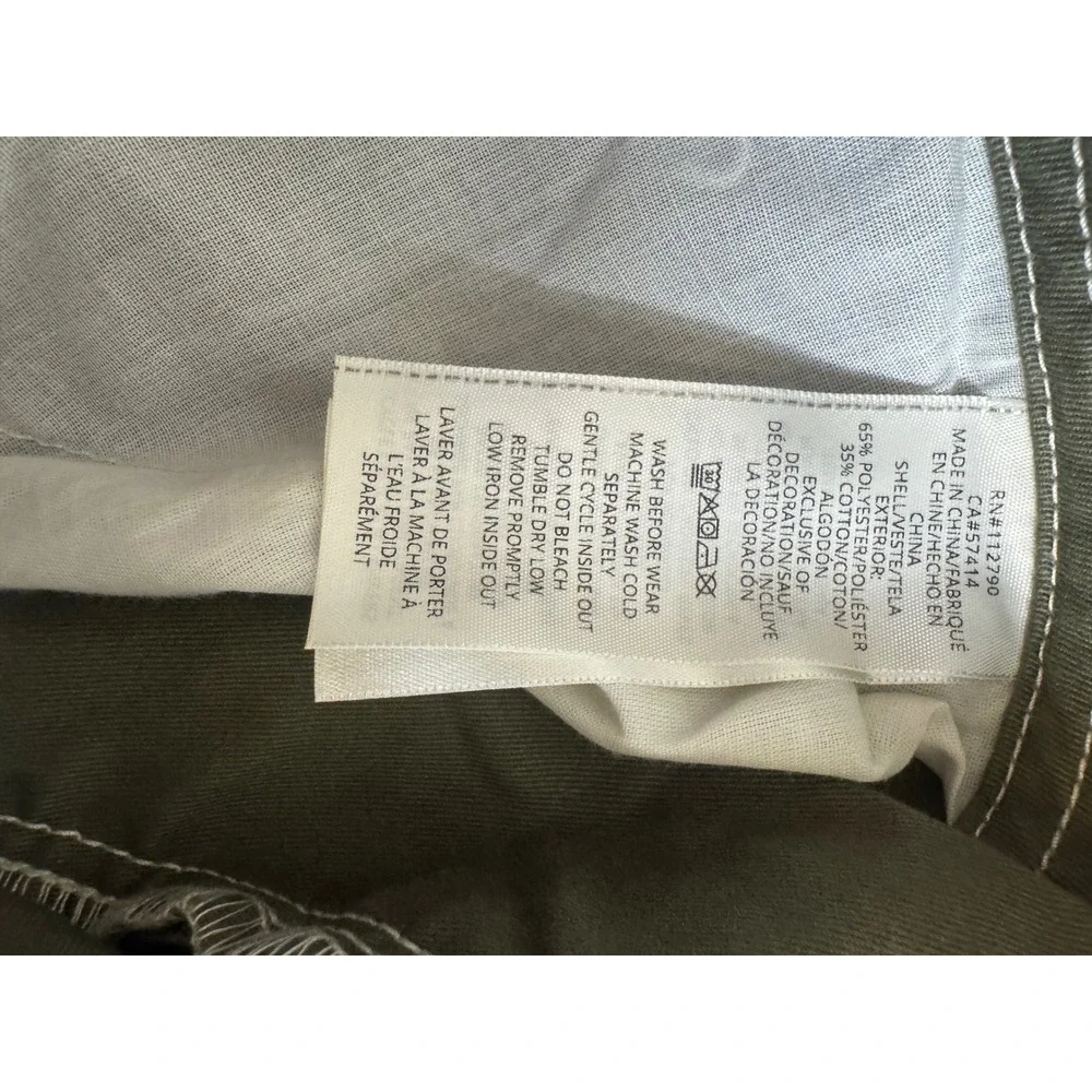 True Religion Mens Cargo SN Pant HS Kalamata Green Contrast Stitch ~33x32 NWT